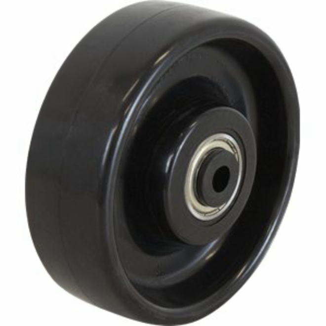 150mm HD Black Nylon Wheel image 0